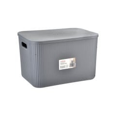 Organizer Kutu Kapakli Derin Plastik - 21 L