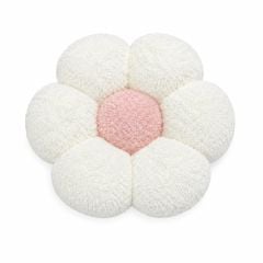 Renkli Papatya Desenli Kırlent - 35x35 cm