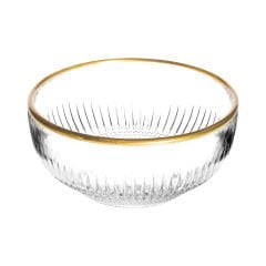 4'lü Cam Yaldızlı Çerezlik - 9 cm