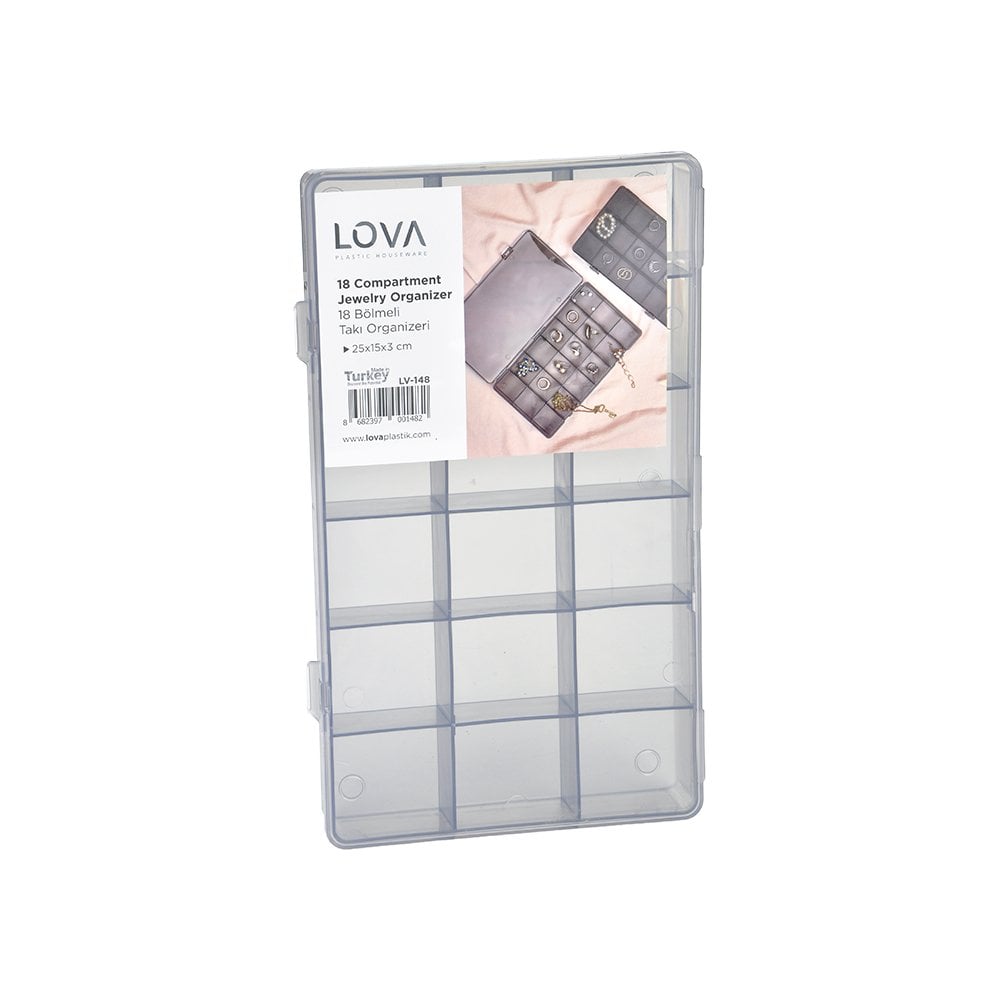 18 Bölmeli Takı Organizeri