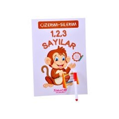 Çiz-Sil Serisi Kalemli 20 Sayfa