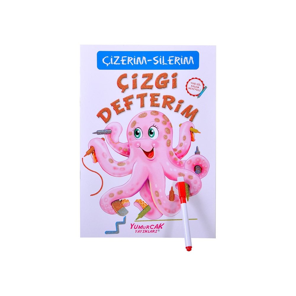 Çiz-Sil Serisi Kalemli 20 Sayfa
