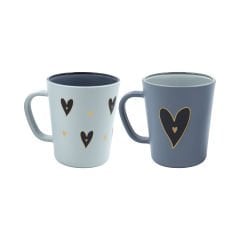 2'li Love Cam Kupa Set - 360 cc