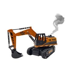 Uzaktan Kumandalı Işıklı Duman Atan İş Makinesi