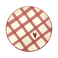 Seramik Potikare Kalpli Pasta Tabağı - 19 cm