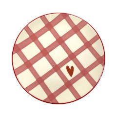 Seramik Potikare Kalpli Pasta Tabağı - 19 cm