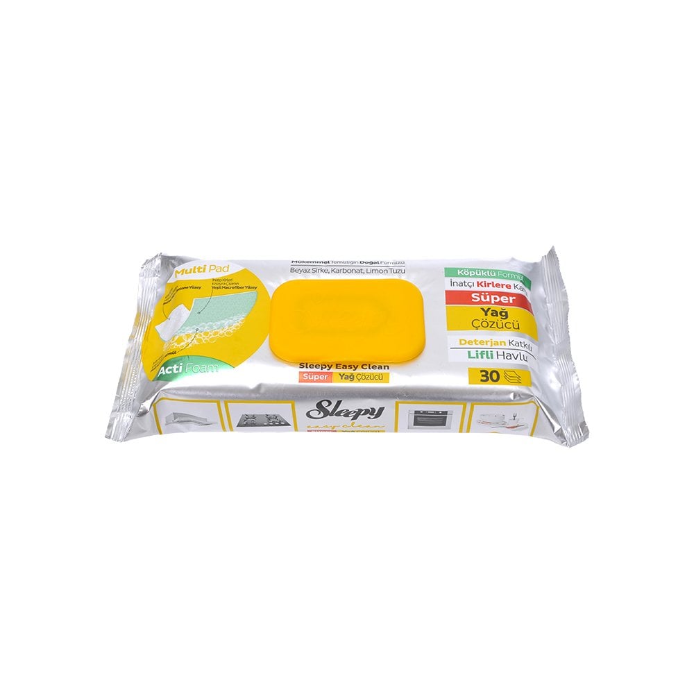Sleepy Easy Clean Yağ Çözücü - 30 Yaprak