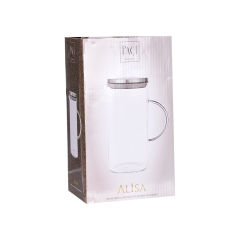 Metal Kapaklı Cam Sürahi  - 1,5 Litre