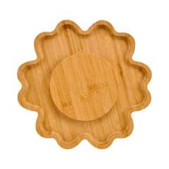 7 Bölme Kalpli Dönen Bambu Çerezlik