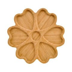 7 Bölme Kalpli Dönen Bambu Çerezlik