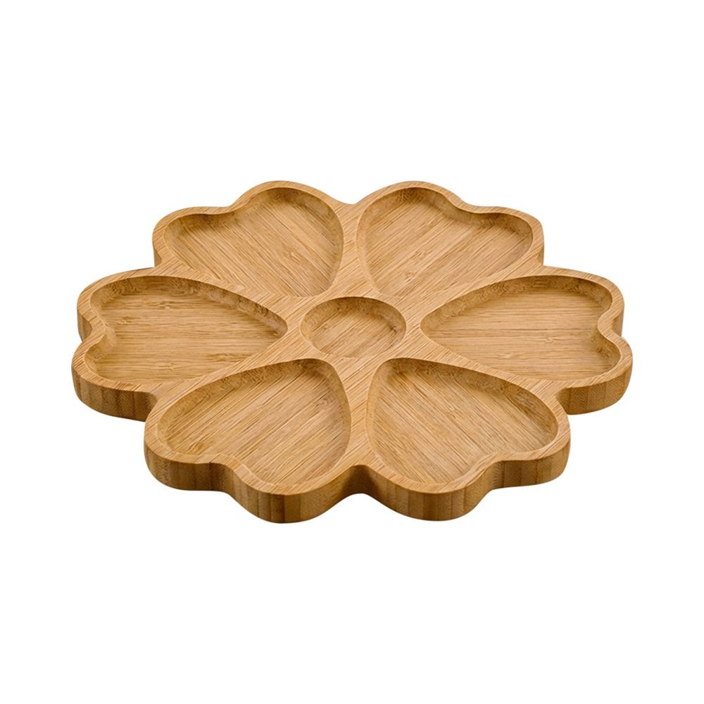 7 Bölme Kalpli Dönen Bambu Çerezlik