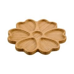 7 Bölme Kalpli Dönen Bambu Çerezlik