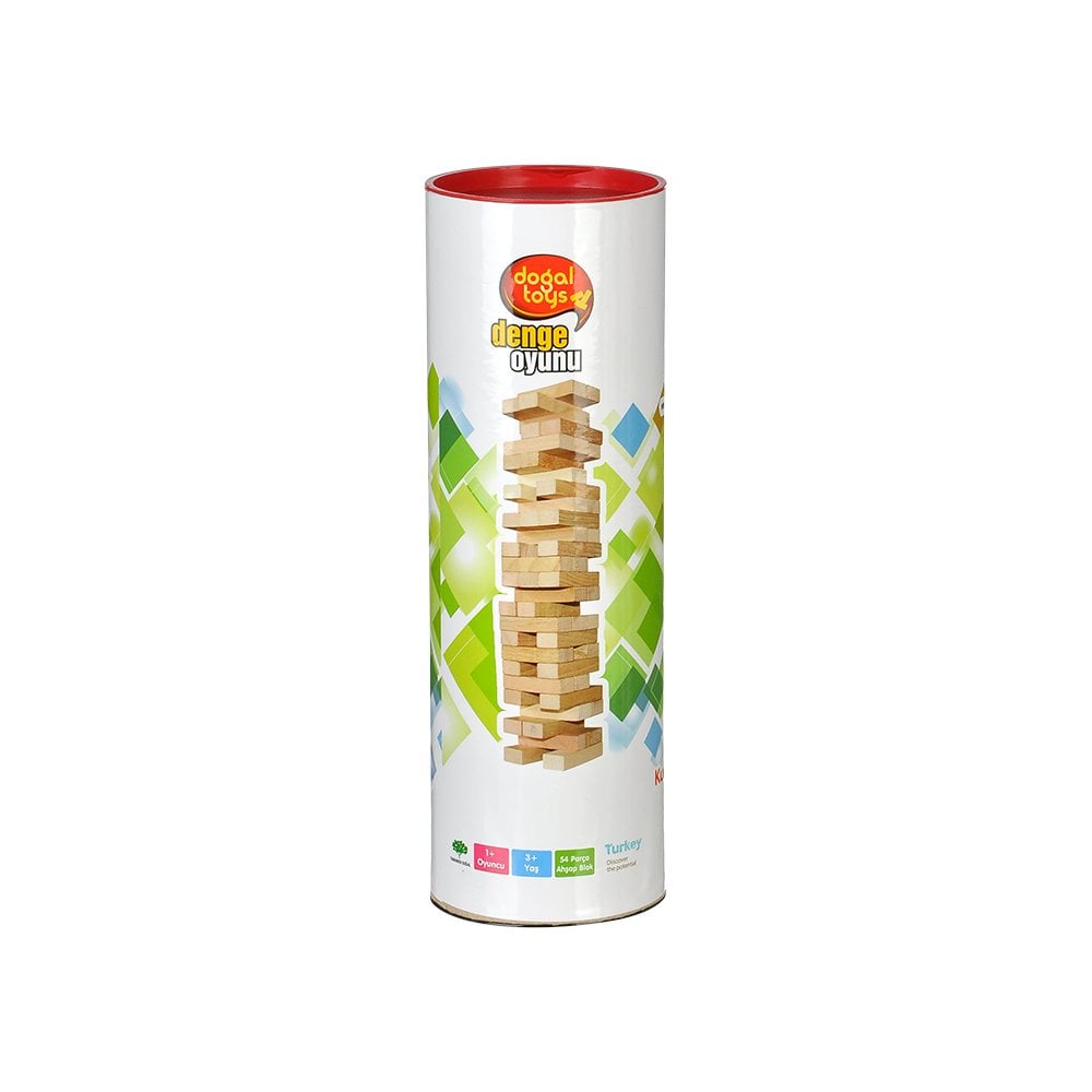 Ahşap Denge Oyunu 54 Parça (Büyük Kutu)