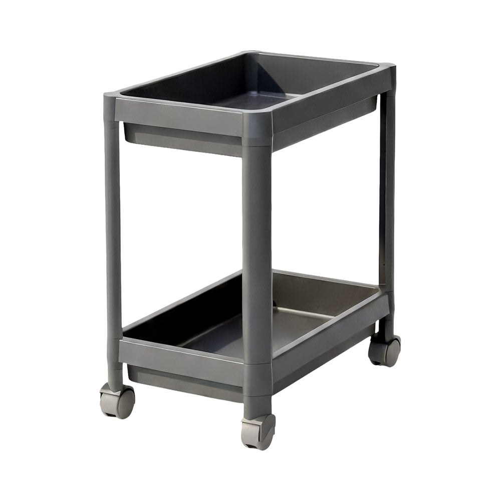 2 Katlı Tekerlekli Raf Ünitesi - 36x23x40