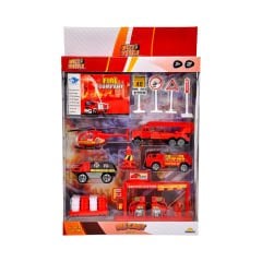 Metal 20 Parça İnşaat/Havaalanı/İtfaiye Set