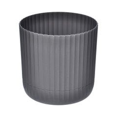 Zeraf Yuvarlak Saksı - 2,6 L Gri