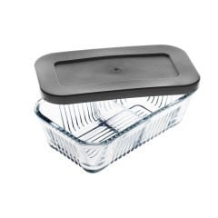 2 Bölmeli Cam Sakalama Kabı - 475 cc - Frigo