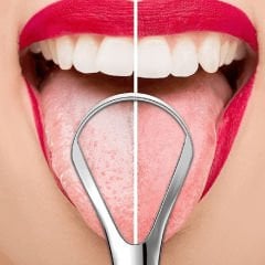 Oral White Paslanmaz Çelik Dil Temizleyici Seti