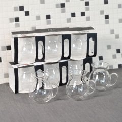 3'lü Borosilikat Cam Kupa Seti - 200 ml