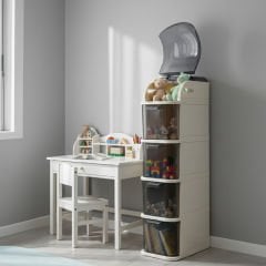 5 Katlı Tekerlekli Slim Pro Organizer Dolap - 41X20X95,5 cm