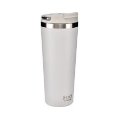 Pipetli Çelik Termos Bardak - 660 ml Beyaz