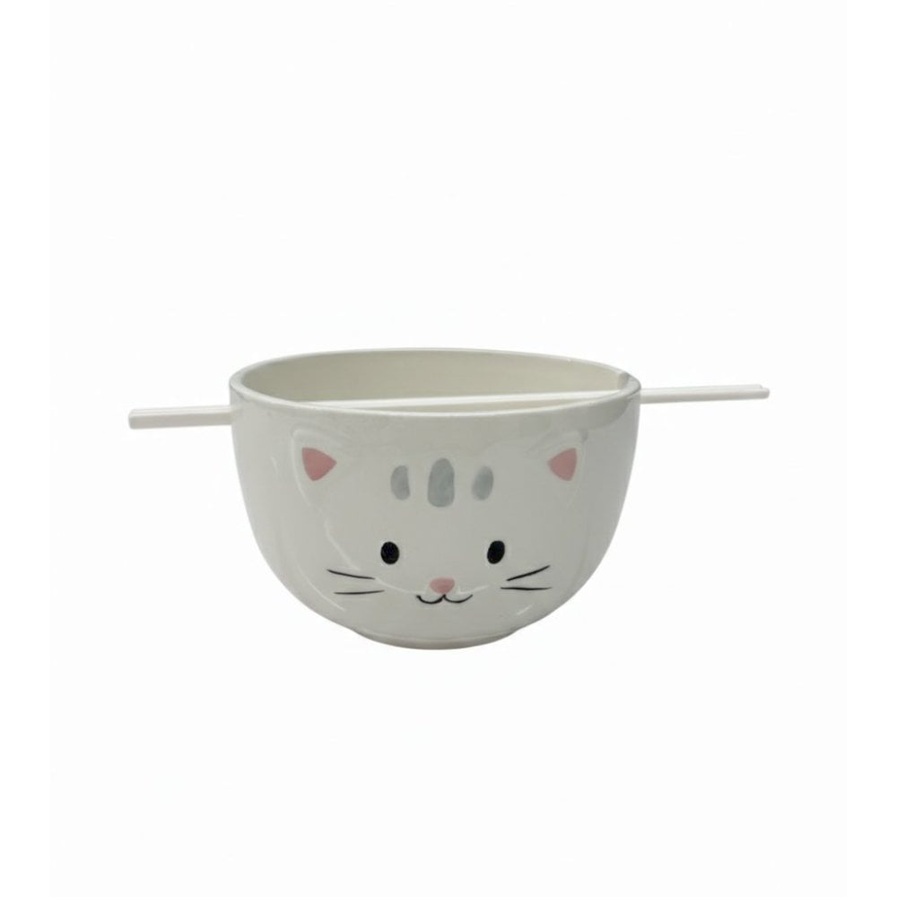 3D Figürlü Seramik Noodle Kasesi - 840 ml