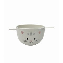 3D Figürlü Seramik Noodle Kasesi - 840 ml