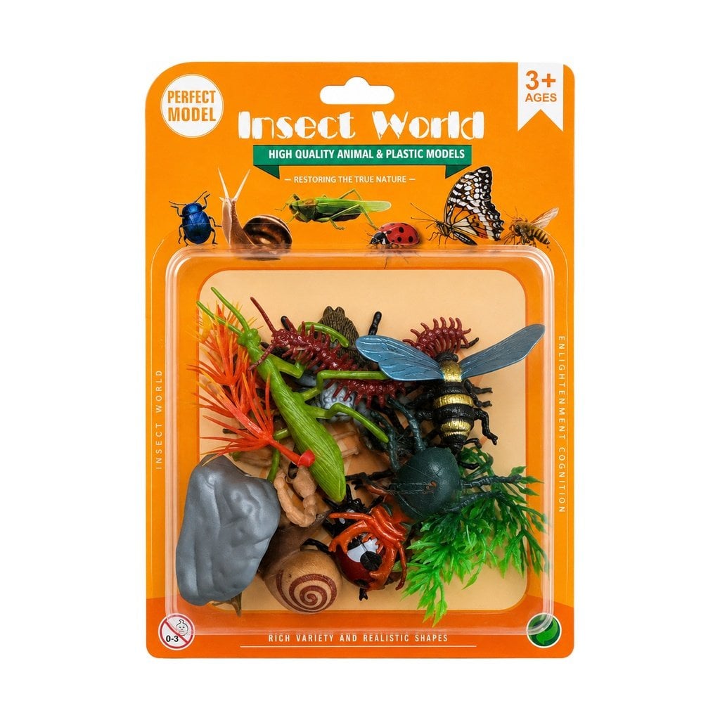 12 Parça Böcek Hayvan Set
