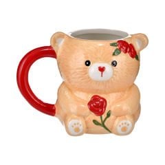 Ayıcık Figürlü Seramik Kupa - 430 ml