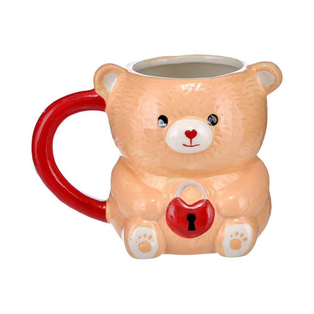 Ayıcık Figürlü Seramik Kupa - 430 ml