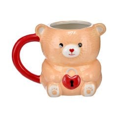 Ayıcık Figürlü Seramik Kupa - 430 ml