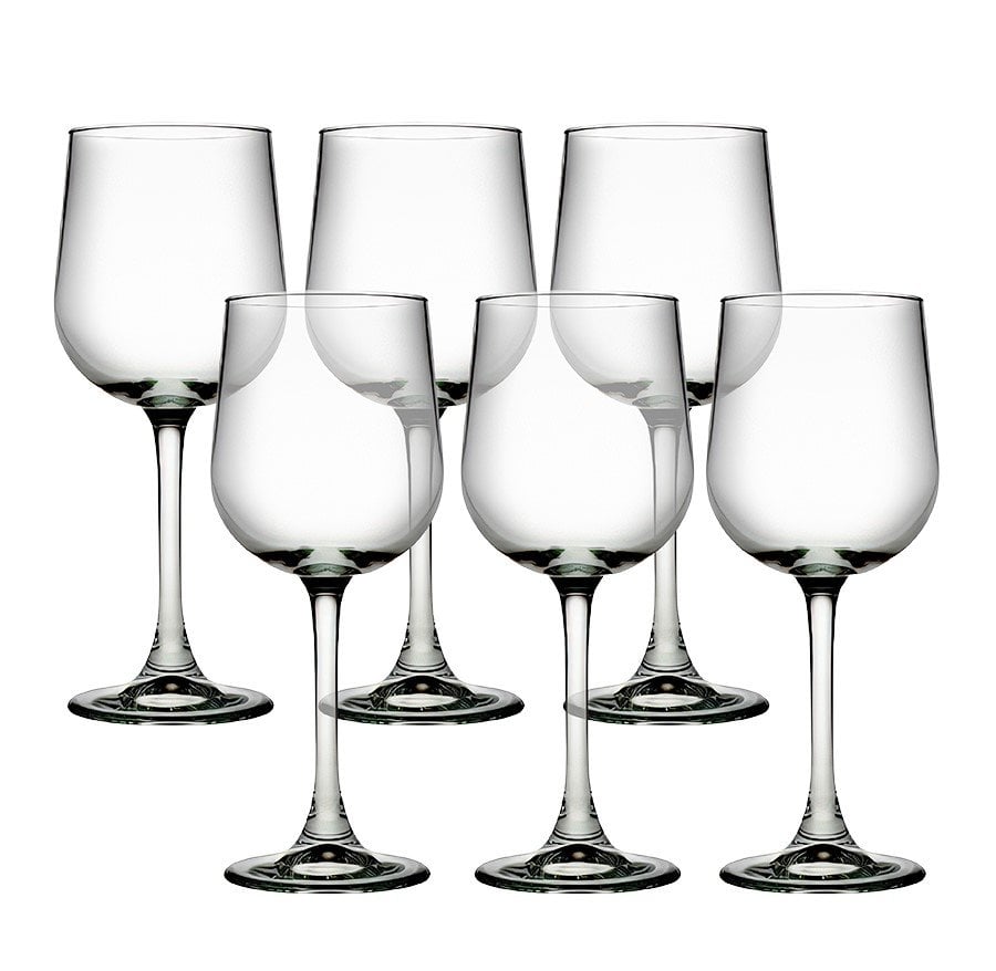 6'lı Ayaklı Cam Bardak - 225 cc