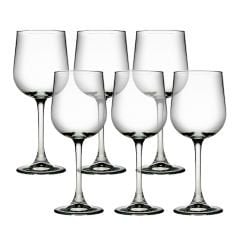 6'lı Ayaklı Cam Bardak - 225 cc