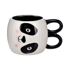 Hayvan Kulak Kulplu Seramik Kupa - 460 ml