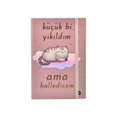 A5 Not Defteri 19,5X13,5CM YaldızlıI 818