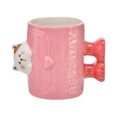 Ayaklı Hayvan Figürlü Seramik Kupa - 400 ml