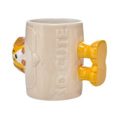 Ayaklı Hayvan Figürlü Seramik Kupa - 400 ml Model 1