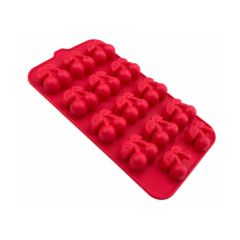 Silikon Buz Kalıbı - 22x10 cm Kiraz