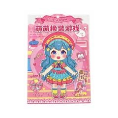 Fashion Sticker Set - 4+4 Sayfa Pembe