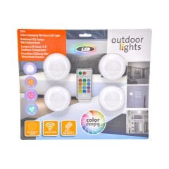 4'lü Renkli Kumandalı Led Spot