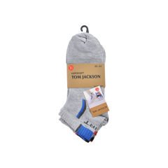 Gri Erkek Patik Çorap Sport 3'lü