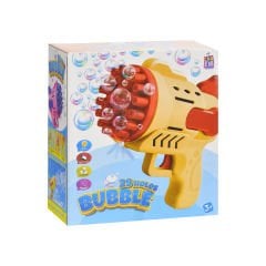 Pilli Işıklı Bubble Köpük Tabancası
