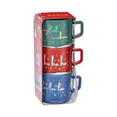 3'lü Cam Yılbaşı Espresso Fincanı  - 200cc