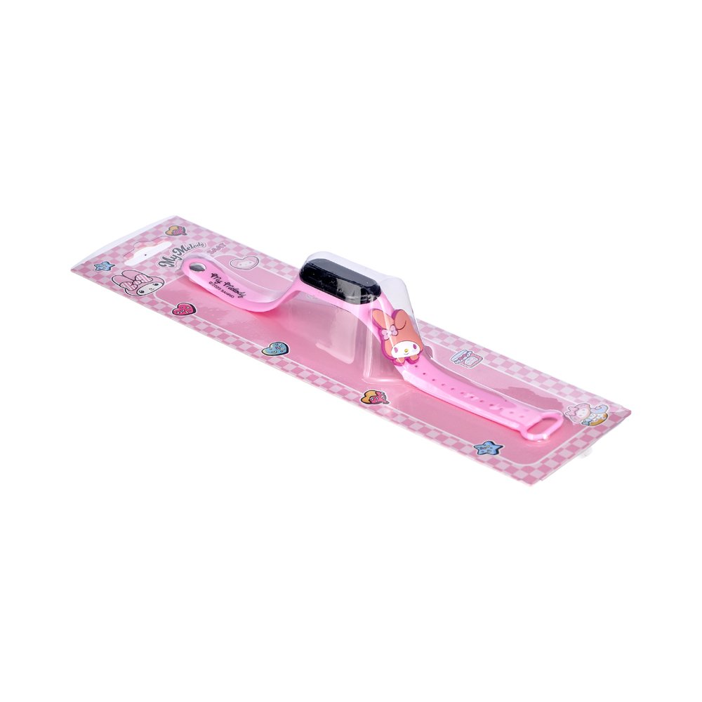 Kuromi Aksesuarlı Dijital Saat Pembe