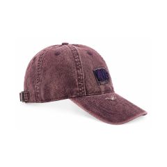 Aplikeli Nakiş Unisex Kep Mürdüm