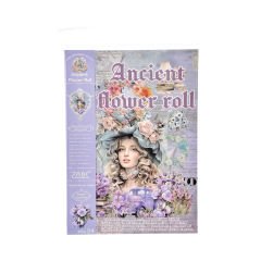 Vintage Girl Sticker Defter - 24 Yaprak