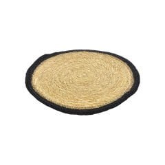 Amerikan Hasır Servis - 37 cm Siyah
