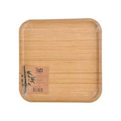 Kare Bambu Sunum Tabaği - 30 cm