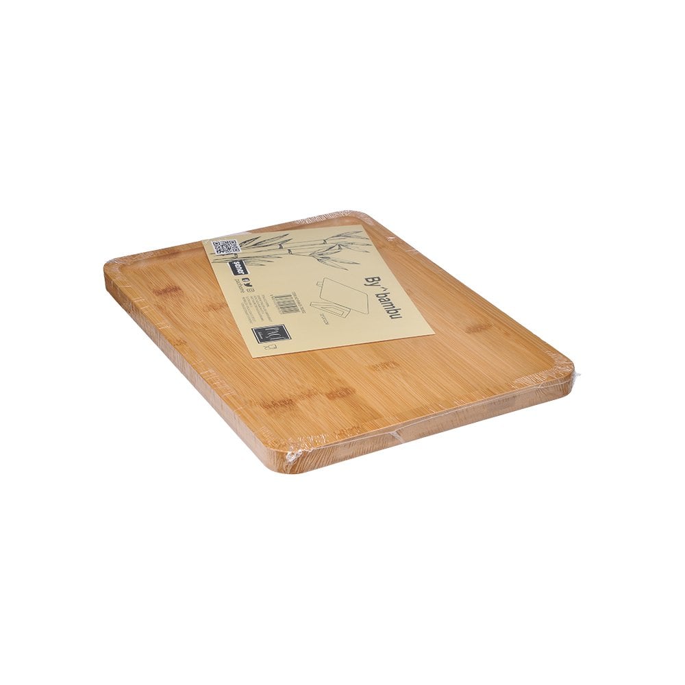 Bambu Koltuk Kenarı Sehpa - 33x24 Cm