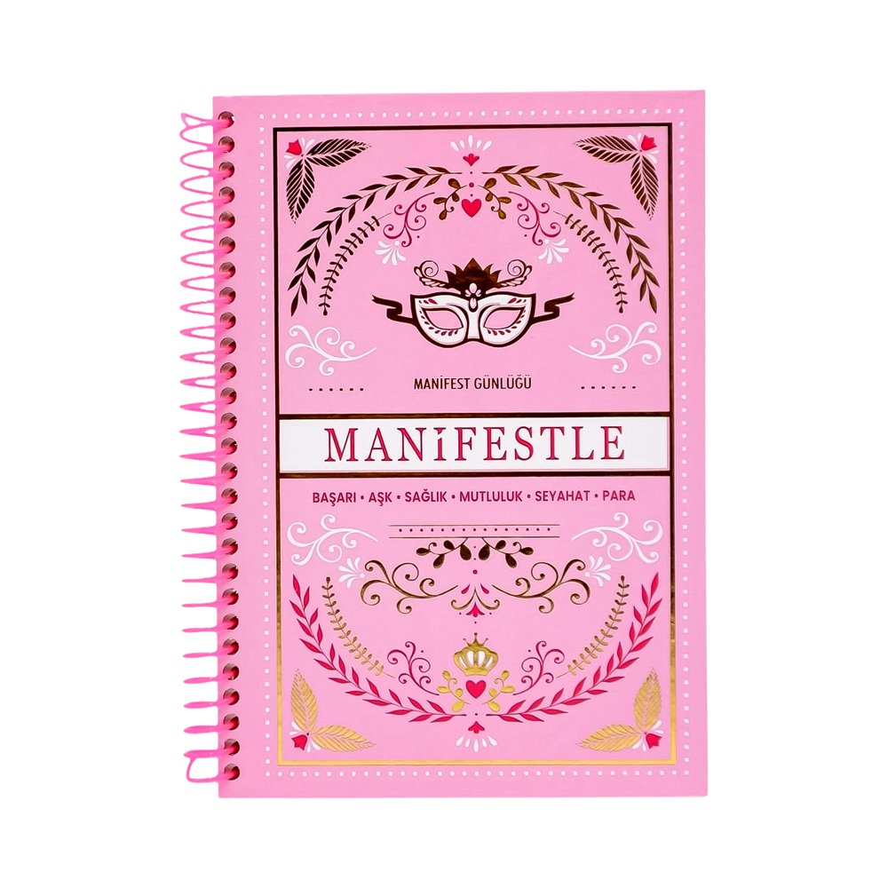 Stickerlı Manifest Günlük Defter Model 3